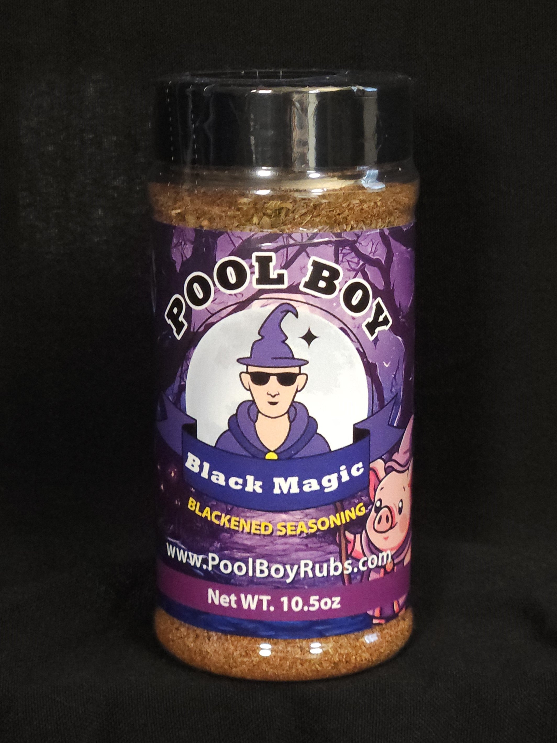 Black Magic Seasoning By Pool Boy Rubs 10.5oz