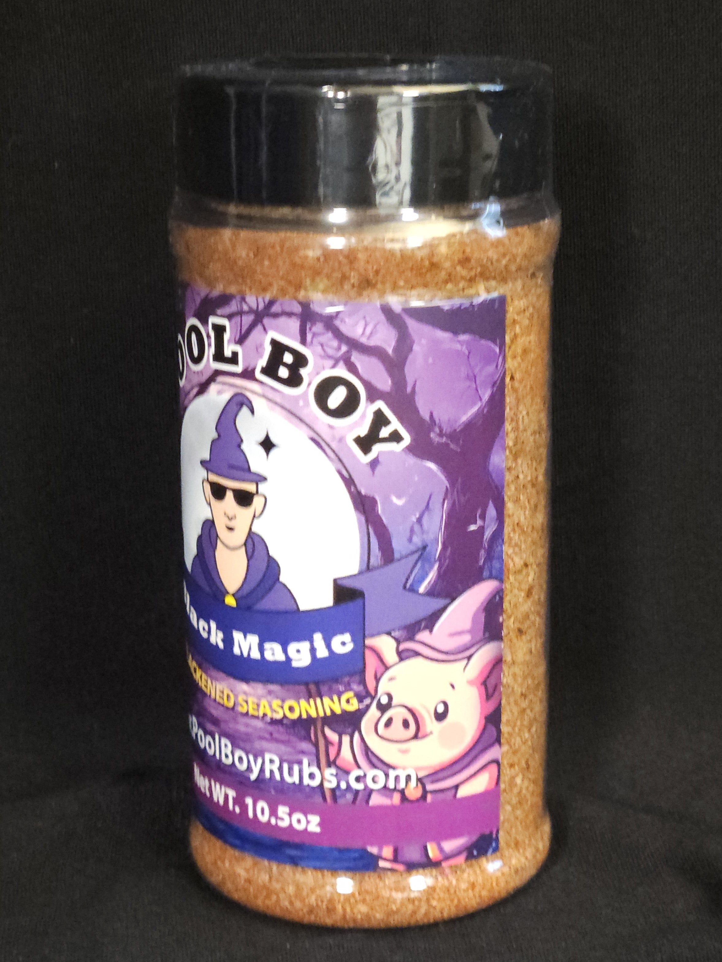 Black Magic Seasoning By Pool Boy Rubs 10.5oz