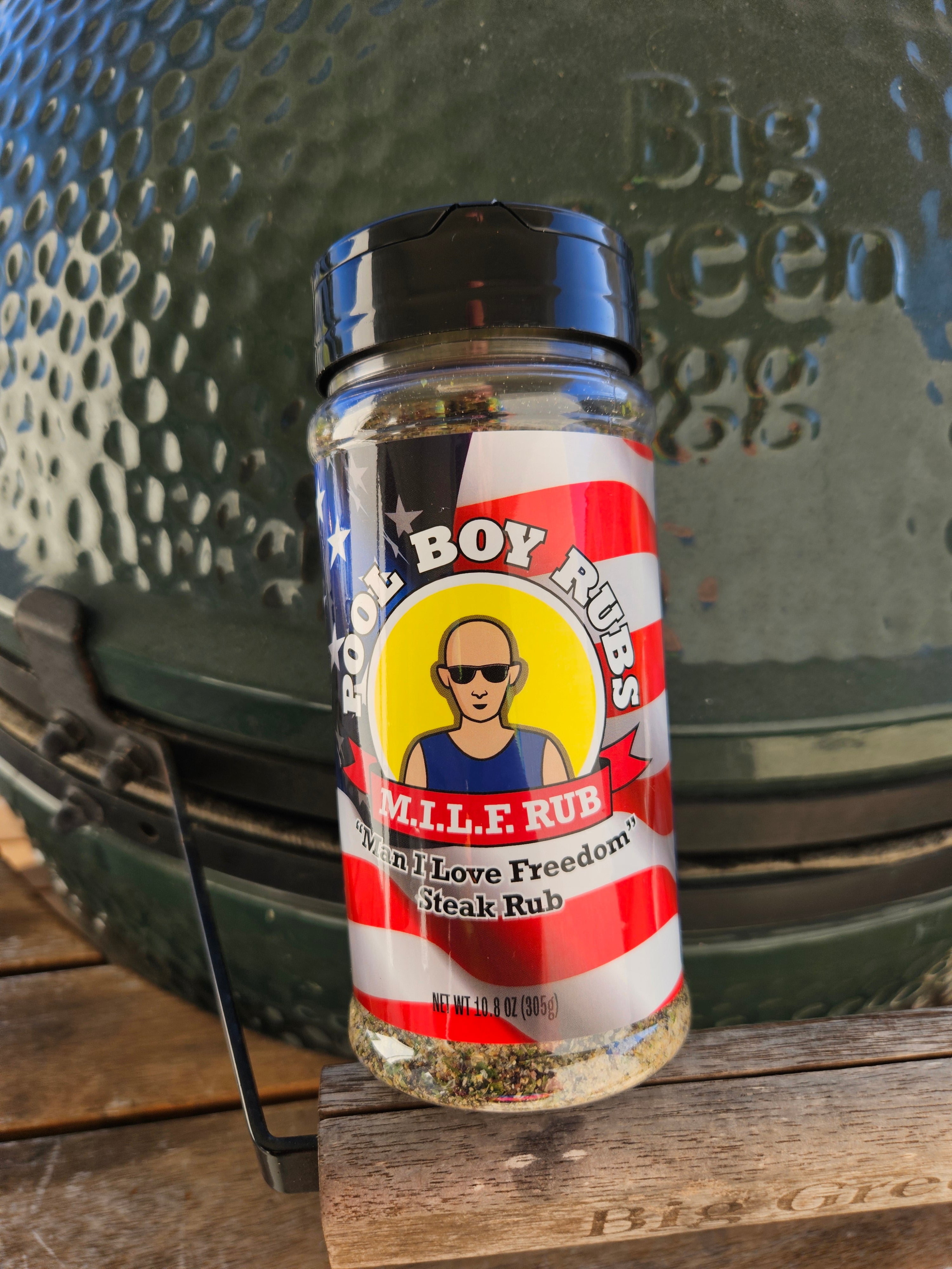 M.I.L.F. Rub By Pool Boy Rubs - Man I Love Freedom - Steak Rub 10.8 oz