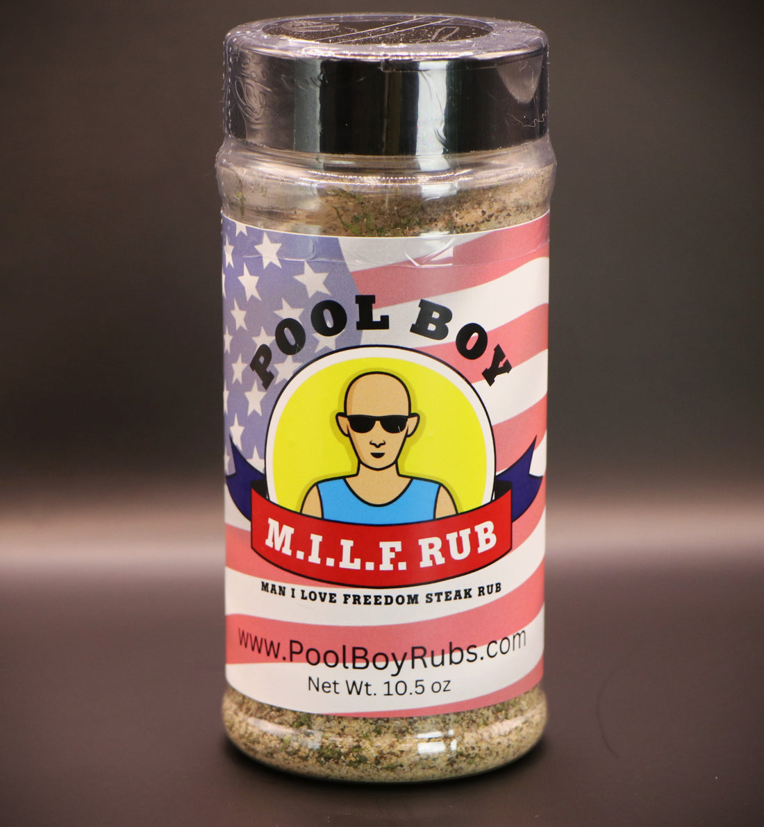 Pool Boy M.I.L.F. Rub. Man I Love Freedom Steak Rub 10.5 oz