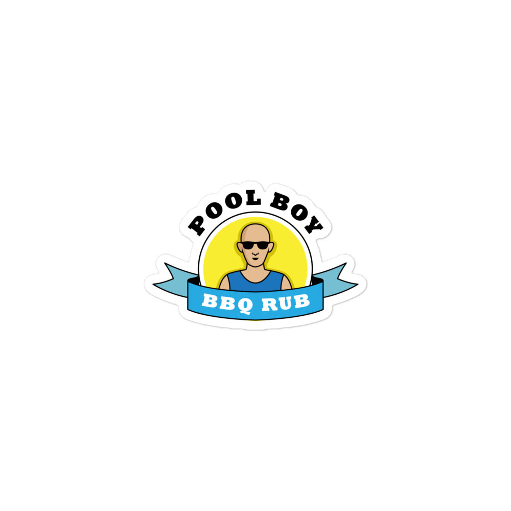 Pool Boy Bubble-free stickers