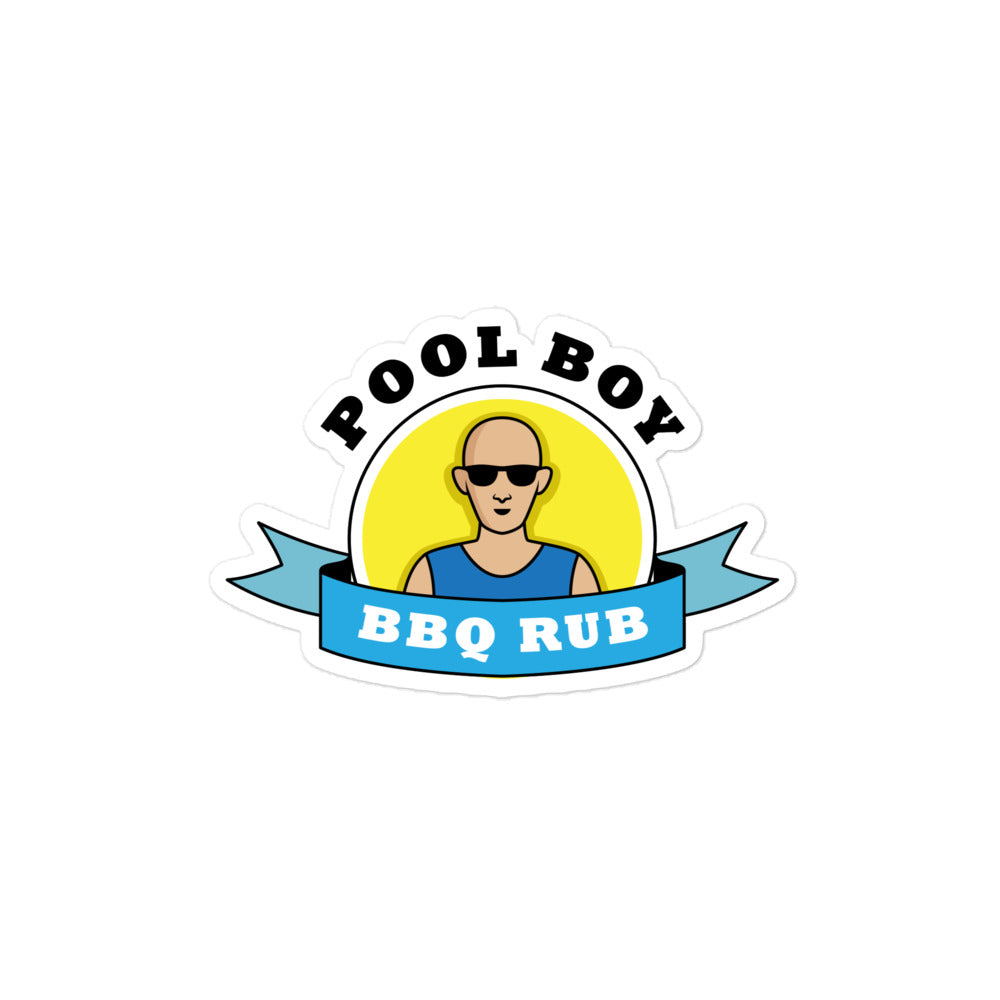 Pool Boy Bubble-free stickers