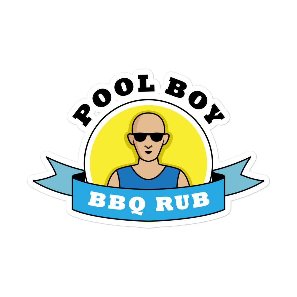 Pool Boy Bubble-free stickers