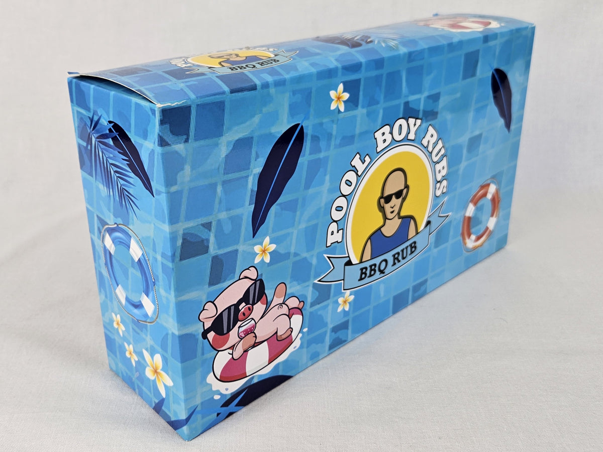Pool Boy Rubs 4-Pack Gift Box (Sunburn, All-Purpose, Rub Me Honey and M.I.L.F.)