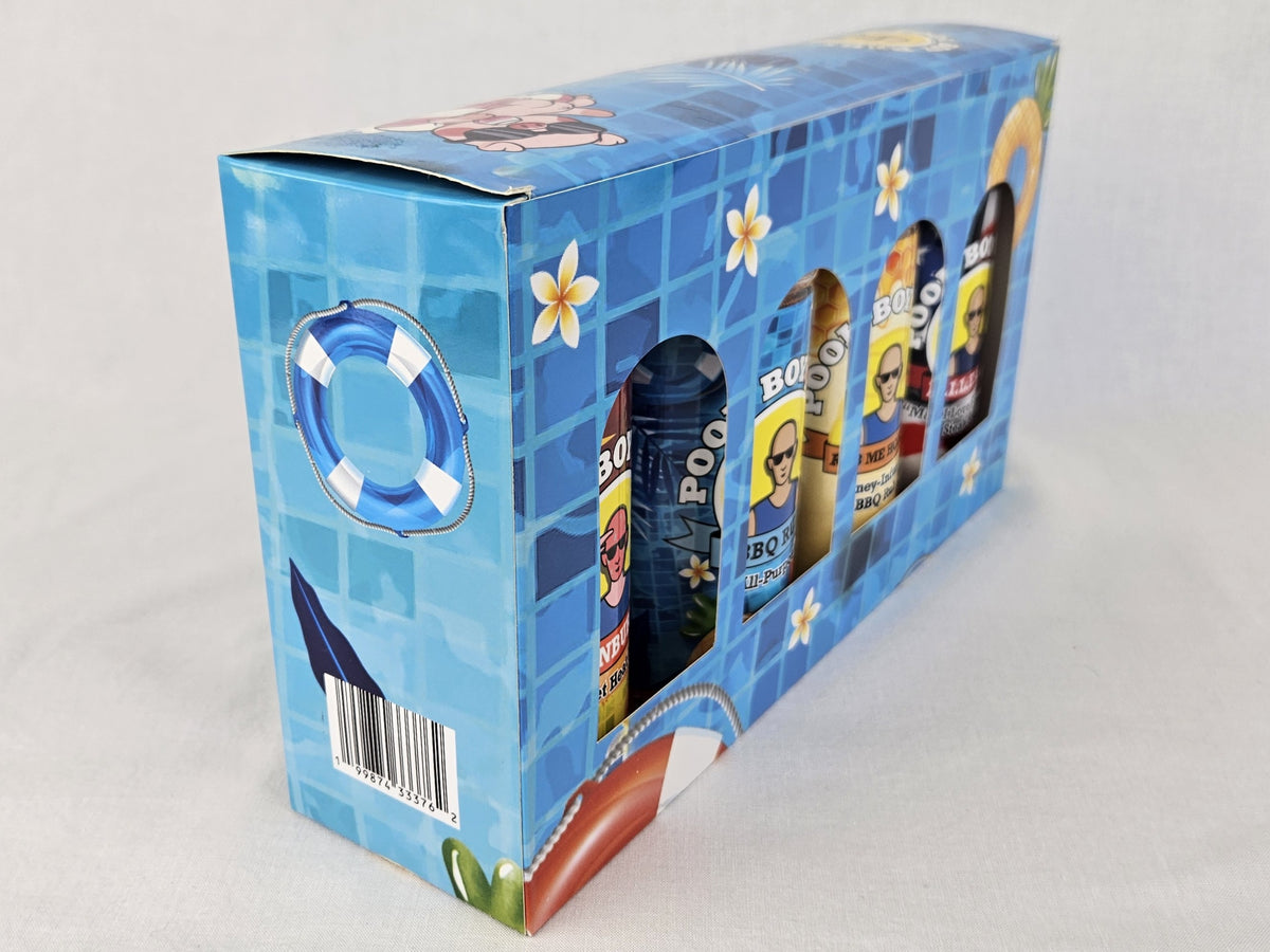 Pool Boy Rubs 4-Pack Gift Box (Sunburn, All-Purpose, Rub Me Honey and M.I.L.F.)