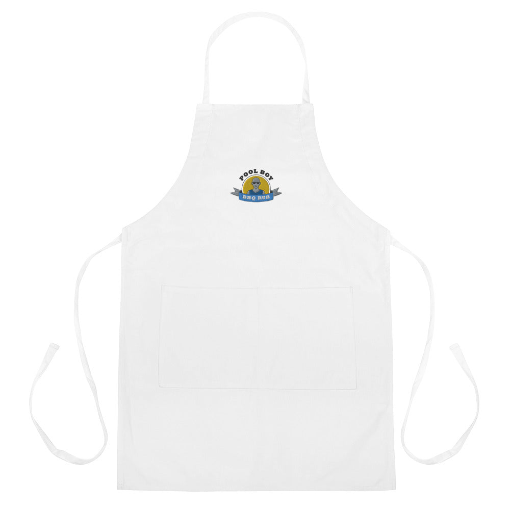 Pool Boy Embroidered Apron