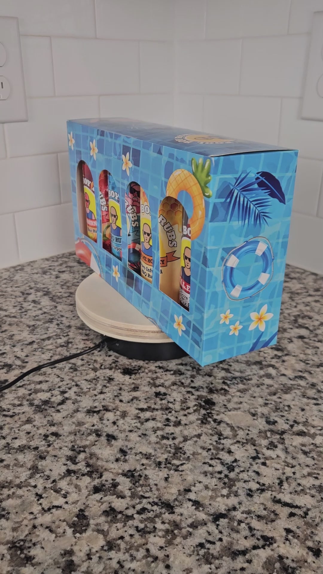 Pool Boy Rubs 4-Pack Gift Box (Sunburn, All-Purpose, Rub Me Honey and M.I.L.F.)